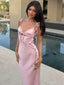 Bellamy | Sleeveless Satin Maxi Dress - Melbourne&May