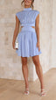 Chloe | High Neck Mini Dress - Melbourne&May