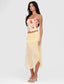 Kenia | Floral Print Mesh Two Piece Set - Melbourne&May
