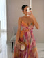 Imogen | Sunset Mesh Maxi - Melbourne&May