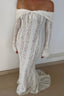 Tessa | Lace Bell-Sleeve Gown - Melbourne&May