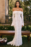 Tessa | Lace Bell-Sleeve Gown - Melbourne&May