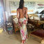 Léna | Floral Sunset Maxi Dress - Melbourne&May