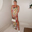 Léna | Floral Sunset Maxi Dress - Melbourne&May