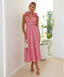 Mireya | Rosette Wrap Dress - Melbourne&May