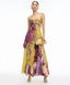 Cerelina | Tropical Brushstroke Maxi