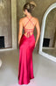 Natalie | Satin Maxi Dress - Melbourne&May