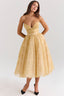 Millie | Golden Corset Dress - Melbourne&May