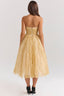 Millie | Golden Corset Dress - Melbourne&May
